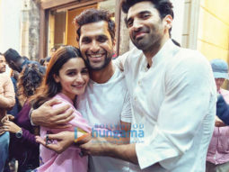 Alia Bhatt, Aditya Roy Kapur and Abhishek Varman wrap up Kalank with wide smiles