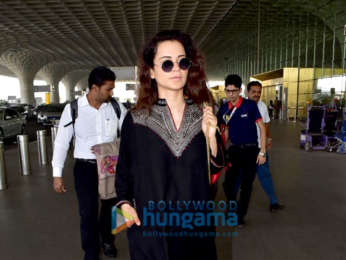 Kangana Ranaut snapped at the airport