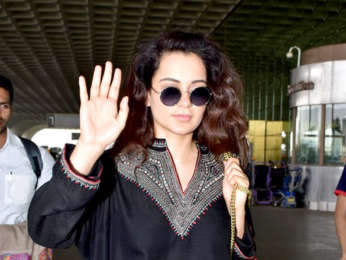 Kangana Ranaut snapped at the airport