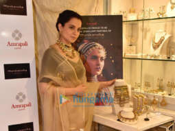 Kangana Ranaut snapped at the launch of Manikarnika – The Queen Of Jhansi collection at Amrapali store