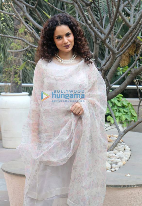 Kangana Ranaut snapped during interviews of Manikarnika – The Queen Of Jhansi at Novotel, Juhu Kangana Ranaut snapped during interviews of Manikarnika – The Queen Of Jhansi at Novotel, Juhu