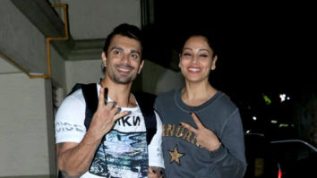Karan Singh Grover and Bipasha Basu snapped at their residence on her birthday