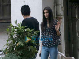 Kartik Aaryan and Kriti Sanon spotted at Maddock Films’ office