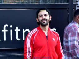 Kartik Aaryan, Richa Chadda and Mira Rajput spotted outside the gym in Juhu