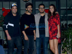 Kriti Sanon, Kartik Aaryan, Varun Sharma and Dinesh Vijan spotted at Soho House