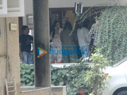 Kriti Sanon and Kartik Aaryan spotted at Maddock Films’ office