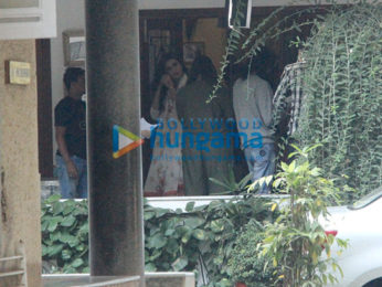 Kriti Sanon and Kartik Aaryan spotted at Maddock Films' office