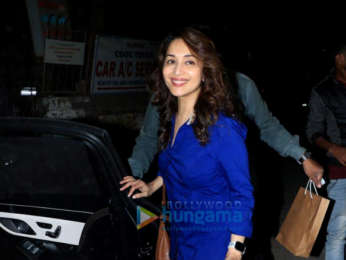 Madhuri Dixit spotted at Kromakay salon in Juhu