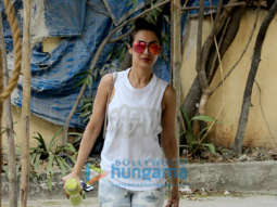 Malaika Arora and Janhvi Kapoor snapped at the gym