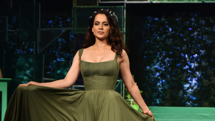 Manikarnika Star Kangana Ranaut walk The RAMP as Showstopper at the launch of India’s first ever Eco-Friendly Fibre