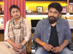 Media interactions Pallavi Joshi and Vivek Agnihotri for TV show Bharat Ki Baat