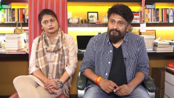 Media interactions Pallavi Joshi and Vivek Agnihotri for TV show Bharat Ki Baat