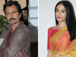 Nawazuddin Siddiqui and Amrita Rao snapped during Thackeray interviews at Sun N Sand in Juhu