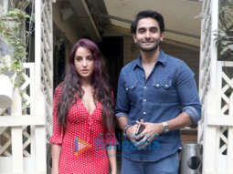Nora Fatehi and Rohan Mehra spotted at Smoke House Deli in Khar