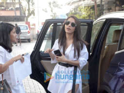 Nushrat Bharucha spotted at Sohail Khan’s office