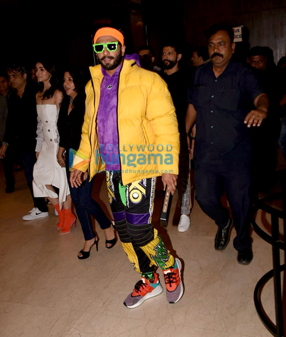 ranveer singh alia bhatt and others snapped at the trailer launch of gully boy 5