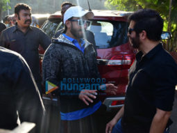 Ranveer Singh and Kabir Khan spotted at JVPD ground in Juhu