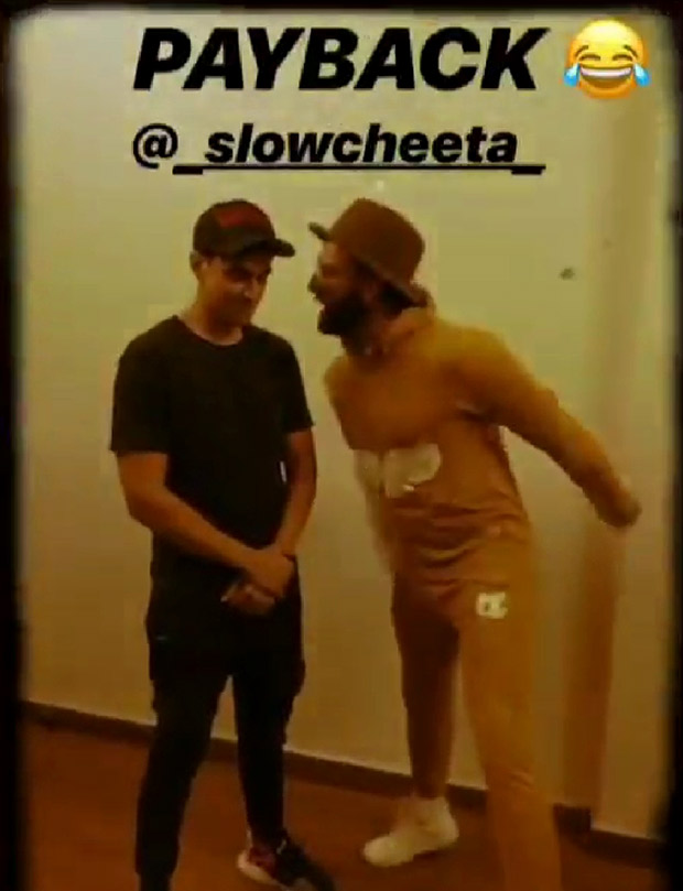 Ranveer Singh breaks into 'Mere Gully Boy', goes on a rap battle with rapper Slow Cheeta in hilarious video