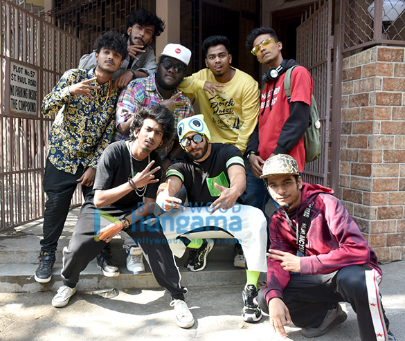 ranveer singh spotted at purple haze studio with rappers 2