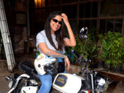 Sai Tamhankar spotted at Pali Village Cafe in Bandra