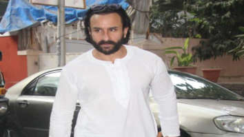 Saif Ali Khan spotted at a dubbing studio in Bandra