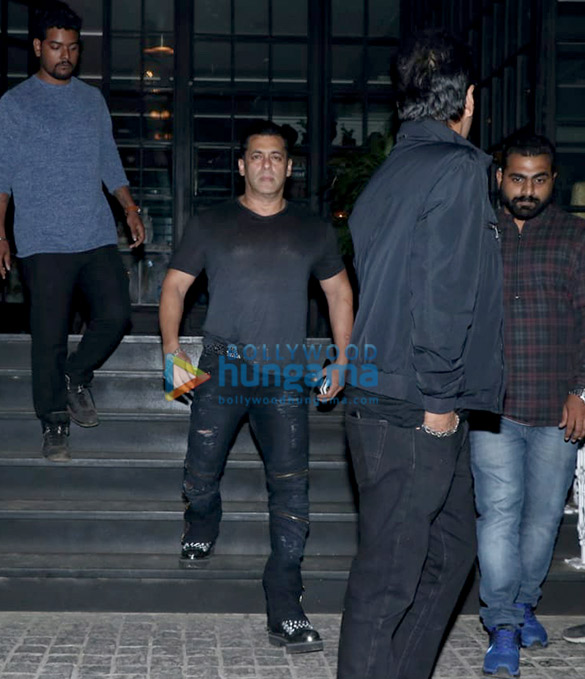 Salman Khan, Katrina Kaif, Bhumi Pednekar and others spotted at Soho House in Juhu Salman Khan, Katrina Kaif, Bhumi Pednekar and others spotted at Soho House in Juhu