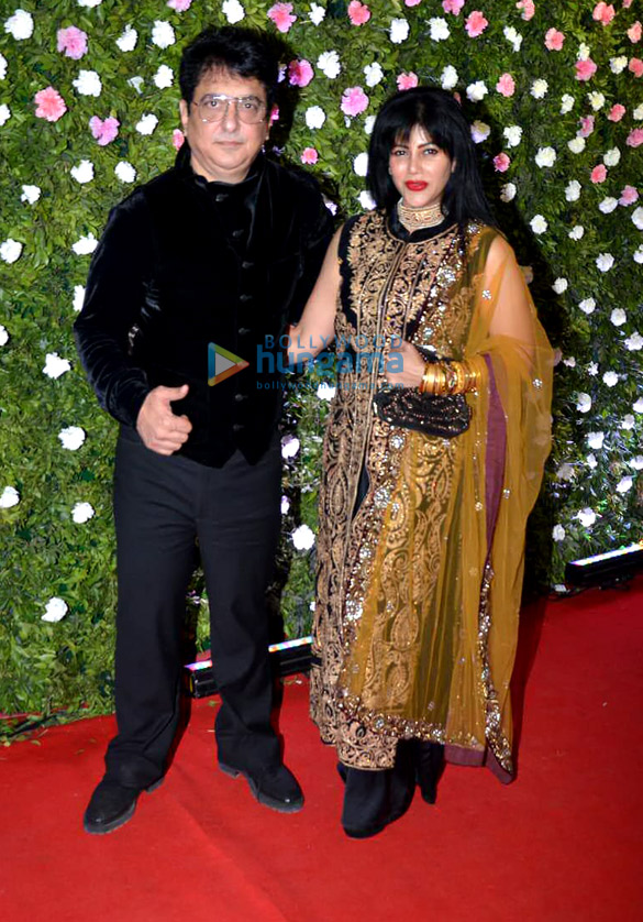 salman khan shah rukh khan amitabh bachchan and others grace raj thackerays son amit thackeray mitali borudes wedding reception 13