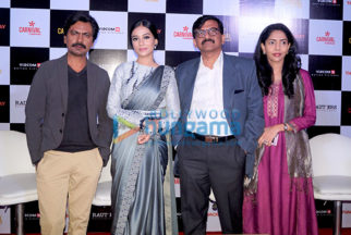 Sanjay Raut, Nawazuddin Siddiqui and Amrita Rao snapped at press conference in New Delhi for ‘Thackeray’ promotions
