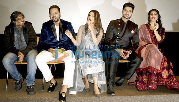 sapna choudhary vikrant anand zuber khan and anju jadhav grace the trailer launch of the film dosti ke side effectss 3