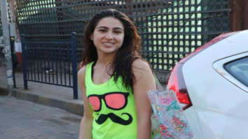Sara Ali Khan spotted at Satyam dance class in Juhu