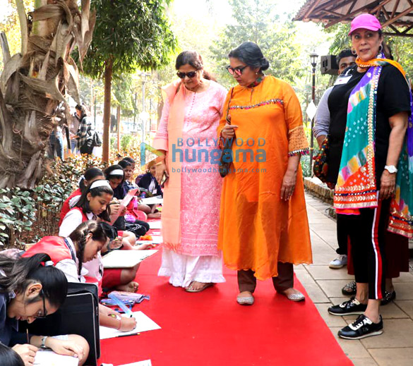 shabana azmi and tanvi azmi attend the mijwan painting and drawing competition for children who are specially abled 6