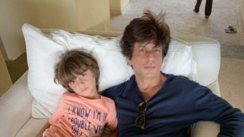 Shah Rukh Khan and AbRam Khan have a lazy weekend