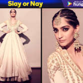 Slay or Nay - Sonam Kapoor Ahuja in Rohit Bal for a friend's wedding festivities in Goa (Featured)