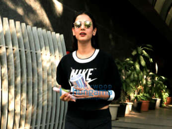 Sonal Chauhan and Sooraj Pancholi spotted at the gym in Juhu