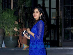 Sonam Kapoor Ahuja and Janhvi Kapoor spotted at Soho House in Juhu
