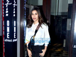 Sophie Choudry spotted at Bastian in Bandra