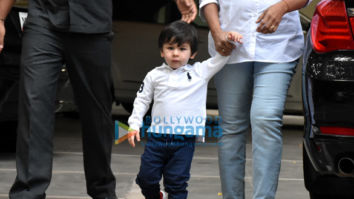 Taimur Ali Khan and Inaaya Naumi Kemmu spotted at play school in Bandra