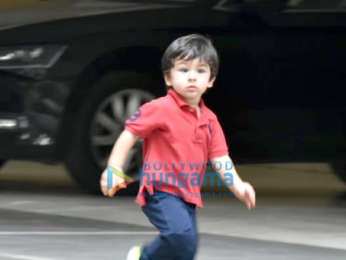 Taimur Ali Khan and Innaya Naumi Kemmu snapped at play school in Bandra