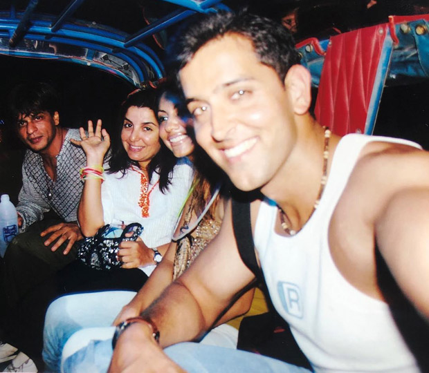 Throwback: Hrithik Roshan and Shah Rukh Khan celebrate New Year circa 2003 Throwback: Hrithik Roshan and Shah Rukh Khan celebrate New Year circa 2003