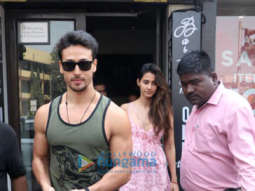 Tiger Shroff and Disha Patani snapped at Bastian in Bandra