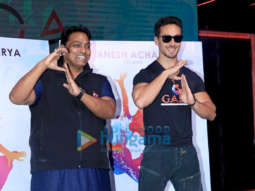 Tiger Shroff and Ganesh Acharya snapped at the launch of Ganesh Acharya Dance Academy at Ratnagiri Hotel, Dindoshi, Goregaon East