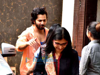 Varun Dhawan spotted at gym in Juhu