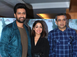 Vicky Kaushal, Paresh Rawal and Yami Gautam Promoting Upcoming film Uri