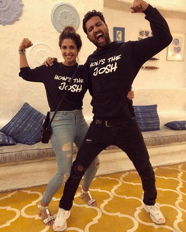 Vicky Kaushal and rumoured girlfriend Harleen Sethi feel in the JOSH after film's success