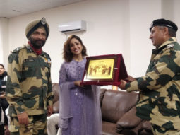 Yami Gautam felicitated by BSF Jawans after the success of Uri: The Surgical Strike