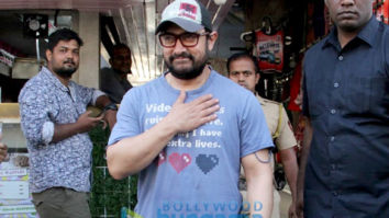 Aamir Khan snapped at a spa in Mumbai