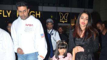 Abhishek Bachchan with family spotted at BKC for Birthday celebration of Hemant Oberoi