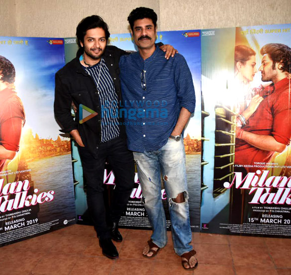 ali fazal and sikander kher snapped during media interactions promoting his film milan talkies 3