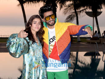 Alia Bhatt and Ranveer Singh snapped during promotions of 'Gully Boy' at Novotel, Juhu