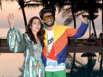 Alia Bhatt and Ranveer Singh snapped during promotions of 'Gully Boy' at Novotel, Juhu